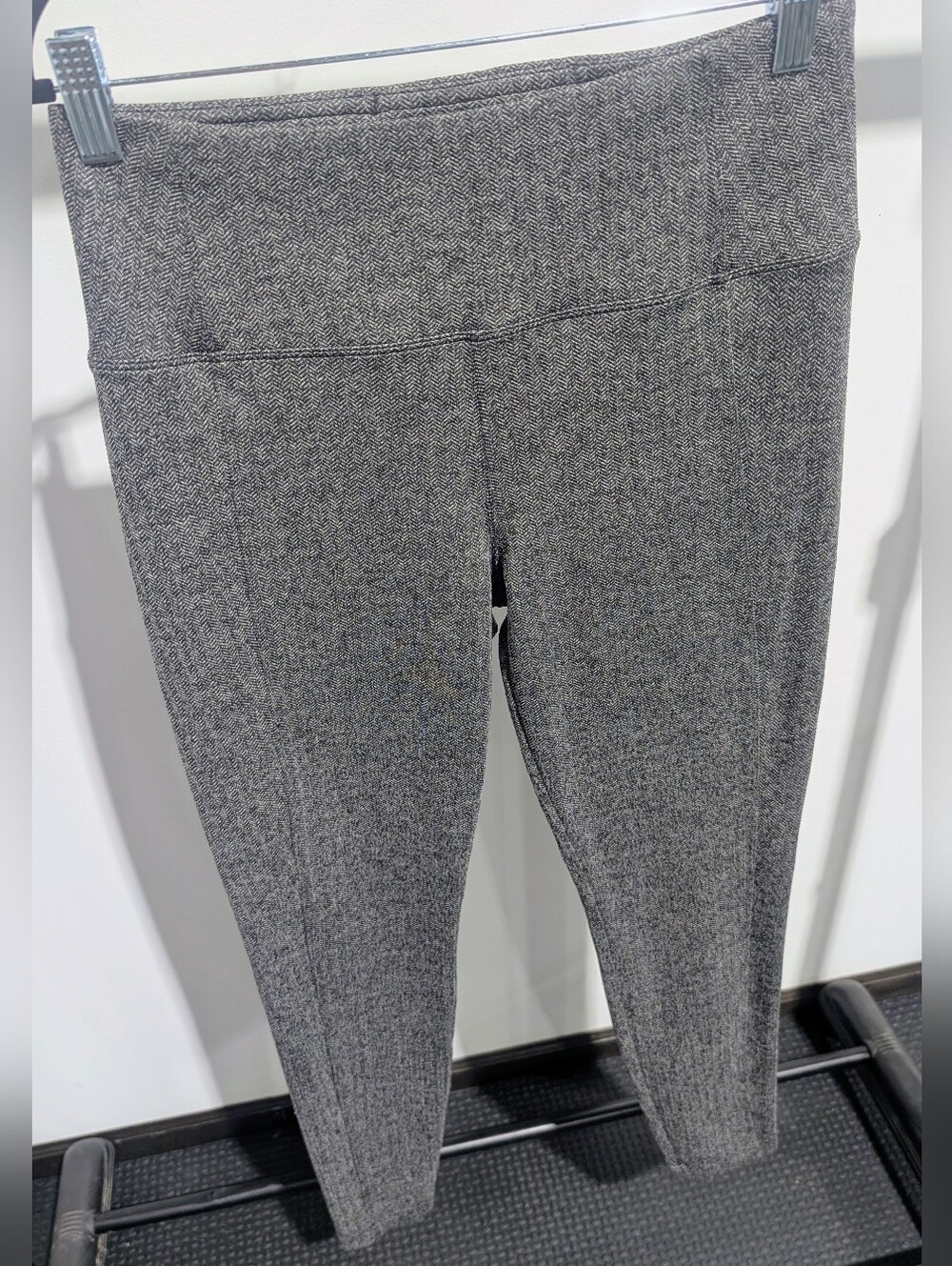 Athleta Gray Herringbone Leggings
